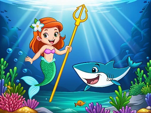 Princess vs Shark